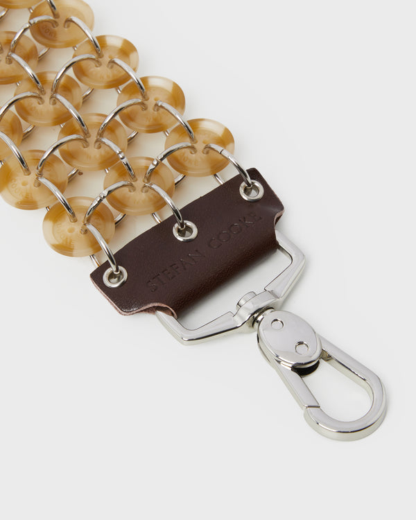 Stefan Cooke Button Strap In Cream