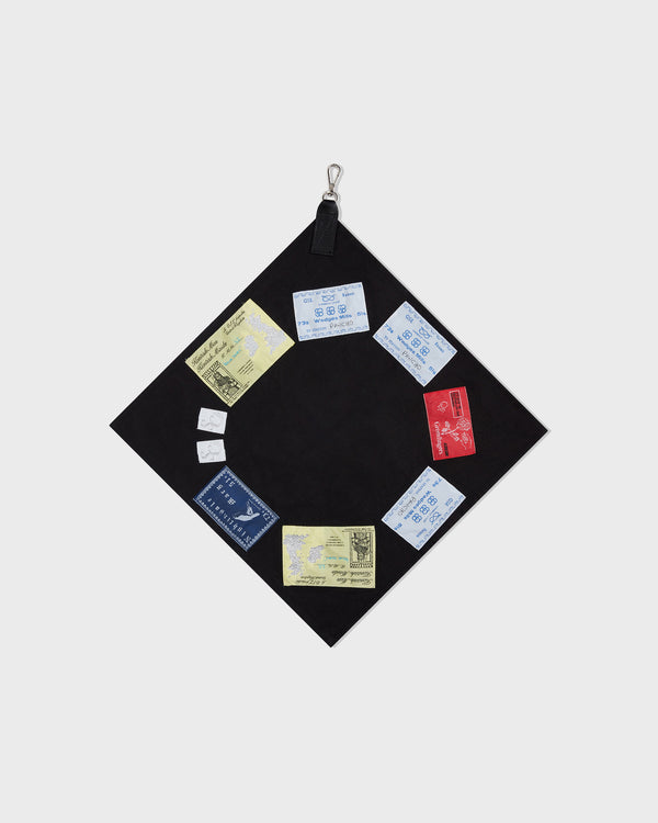 stefan cooke CB Patch Hanky Charm in Black