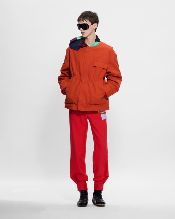 Stefan Cooke CB Patch Joggers In Red