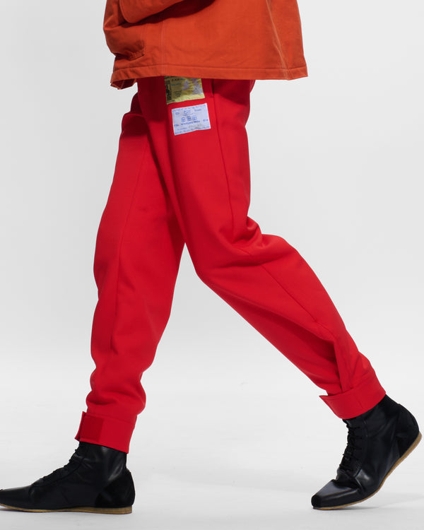 Stefan Cooke CB Patch Joggers In Red