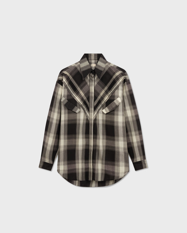 stefan cooke Chevron Shirt in Check