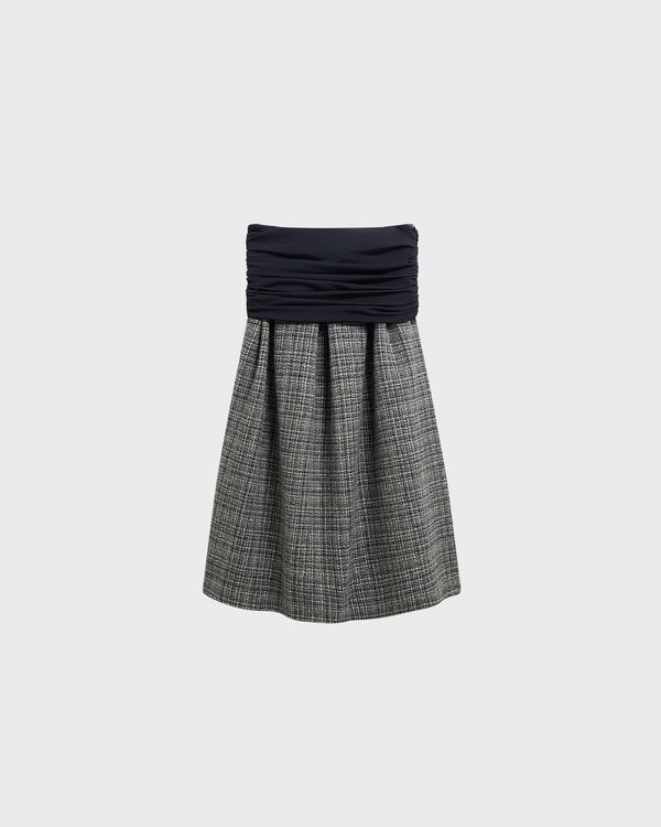 stefan cooke Elastic Waist Skirt in Tweed