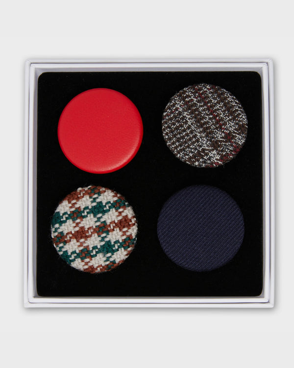 Stefan Cooke Fabric Covered Badge Set