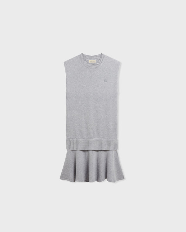 stefan cooke Knitted Tank Dress in Grey