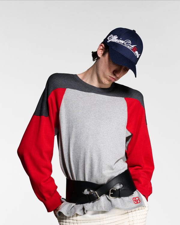 Stefan Cooke Monogram Cap In Navy