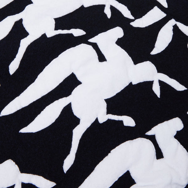 Stefan Cooke Pegasus Jumper Dress In Navy Wool