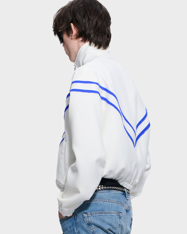 Stefan Cooke Pinking Corded Jacket In Cream