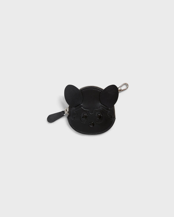 stefan cooke Ralph Coin Purse in Black Leather