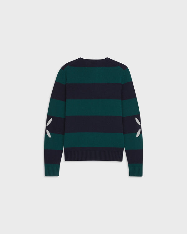 Stefan Cooke Rugby Jumper In Navy & Green