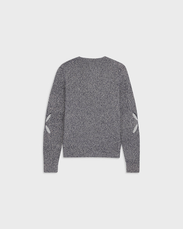 Stefan Cooke Rugby Jumper In Navy Marl