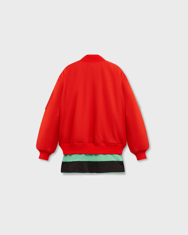 Stefan Cooke Rugby Skirt MA-1 Bomber In Red