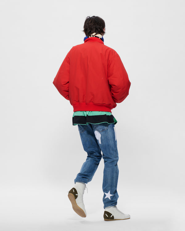 Stefan Cooke Rugby Skirt MA-1 Bomber In Red