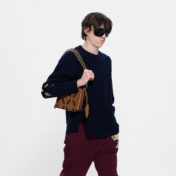 Stefan Cooke Short Button Strap In Brown