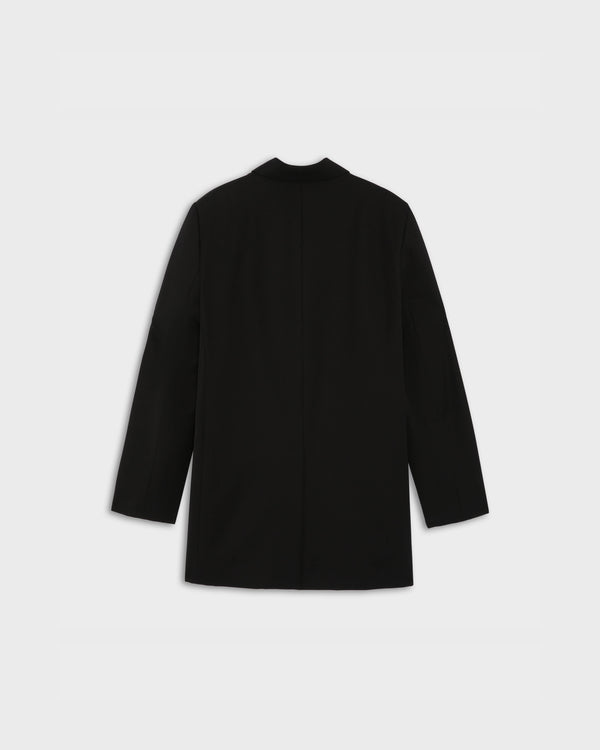 Stefan Cooke Slashed Coat In Black