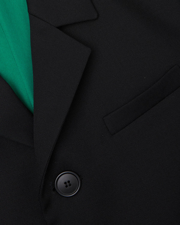 Stefan Cooke Slashed Coat In Black