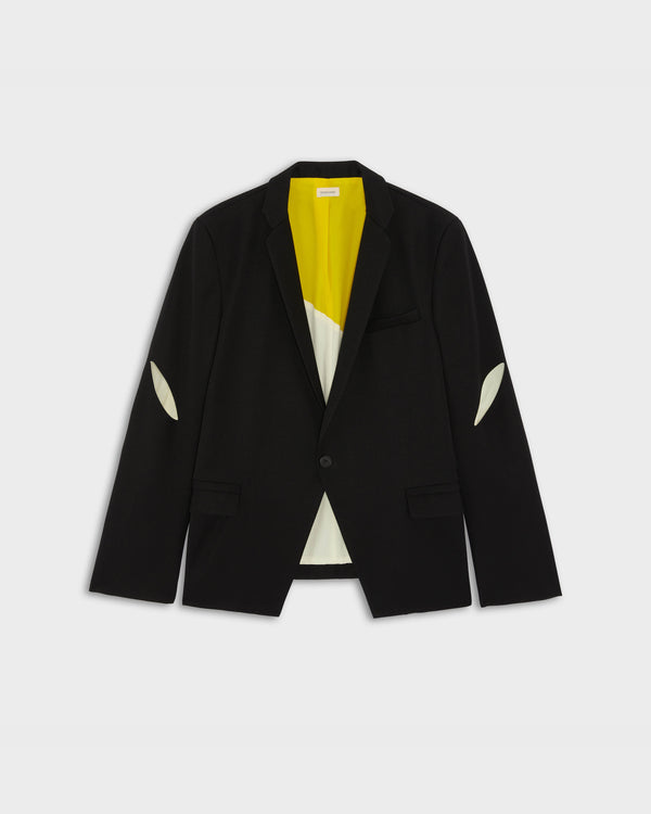 stefan cooke Slashed Jacket in Black