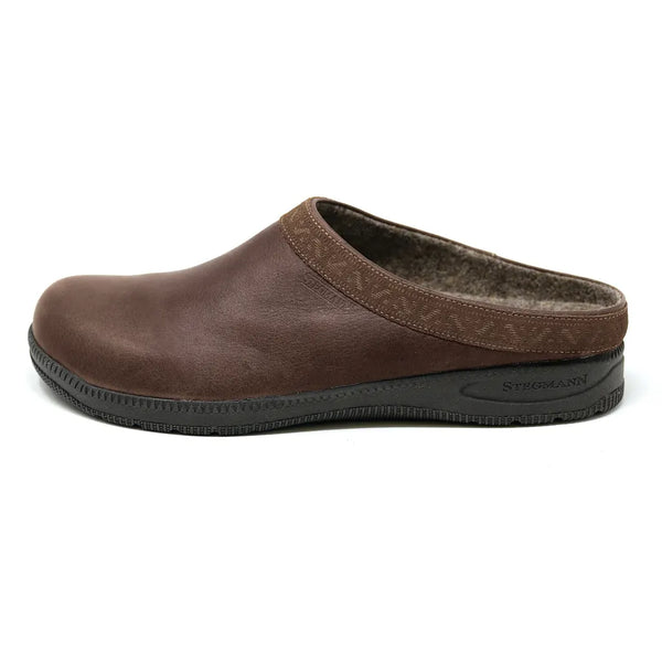 Stegmann Men's Graz Leather Clog With Sport Sole