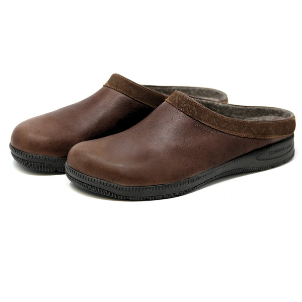 stegmann Men's Graz Leather Clog with Sport Sole
