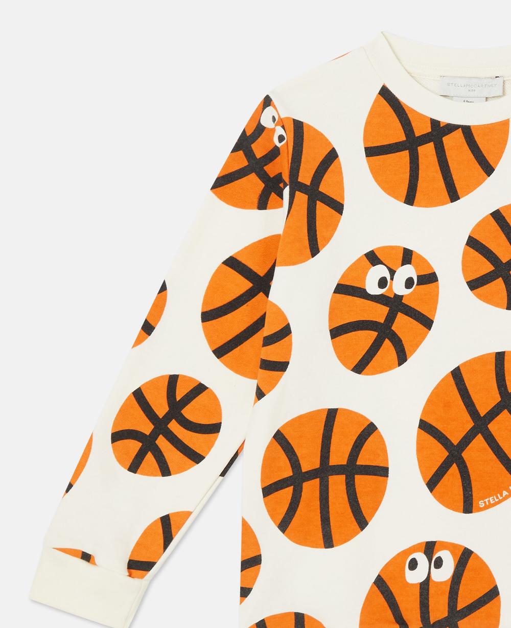 Stella Basketball Print Sweatshirt And Sweatpants Set