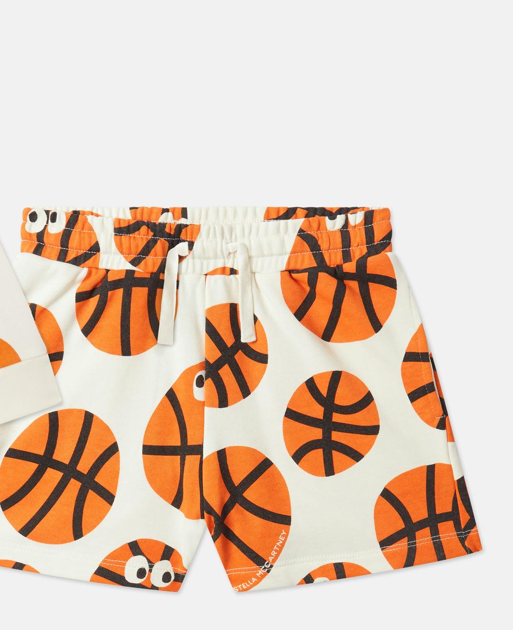 Stella Basketball Print Sweatshirt And Sweatpants Set