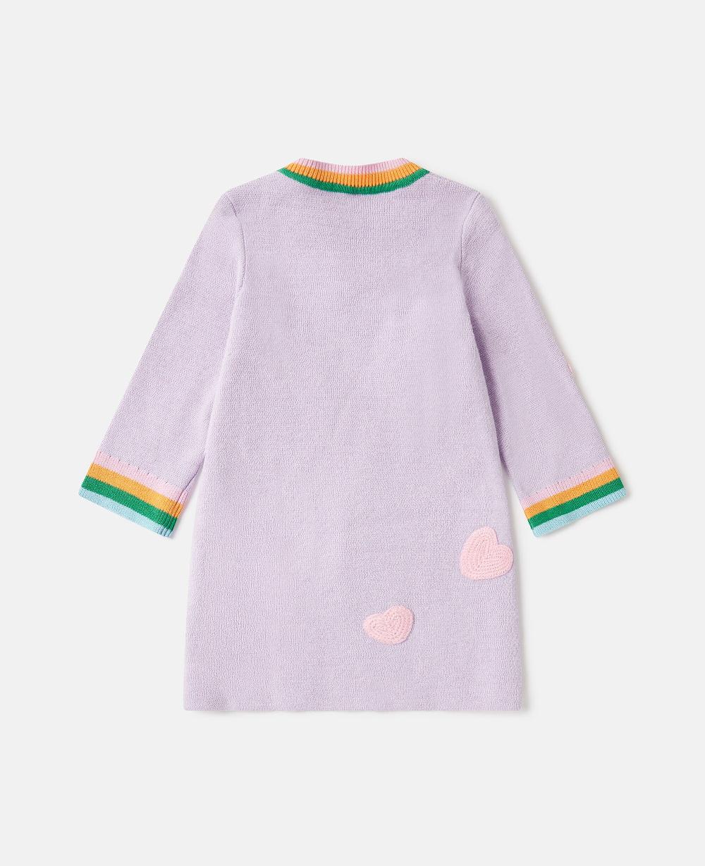 Stella Earth Friends Graphic Embroidered Sweater Dress