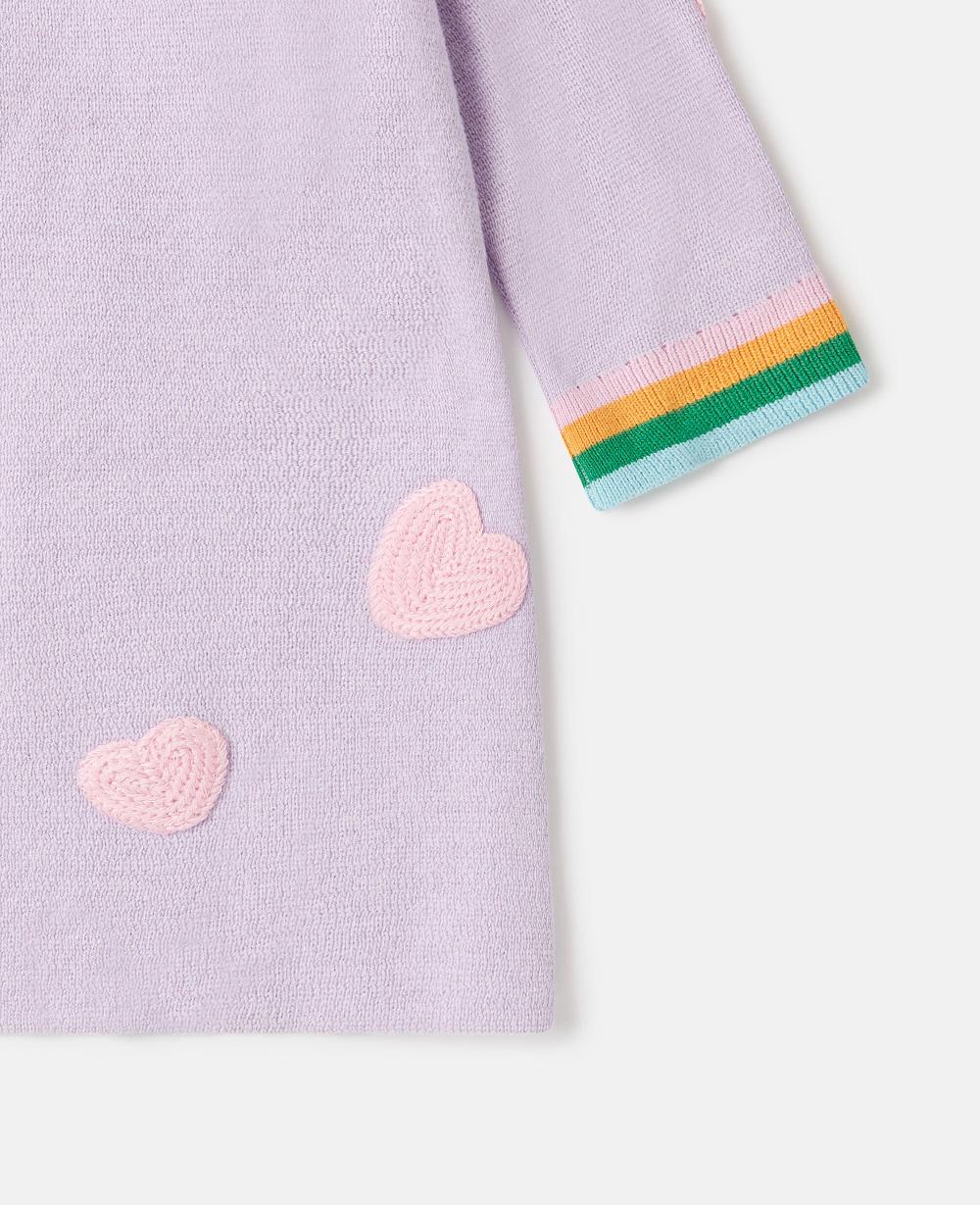 Stella Earth Friends Graphic Embroidered Sweater Dress