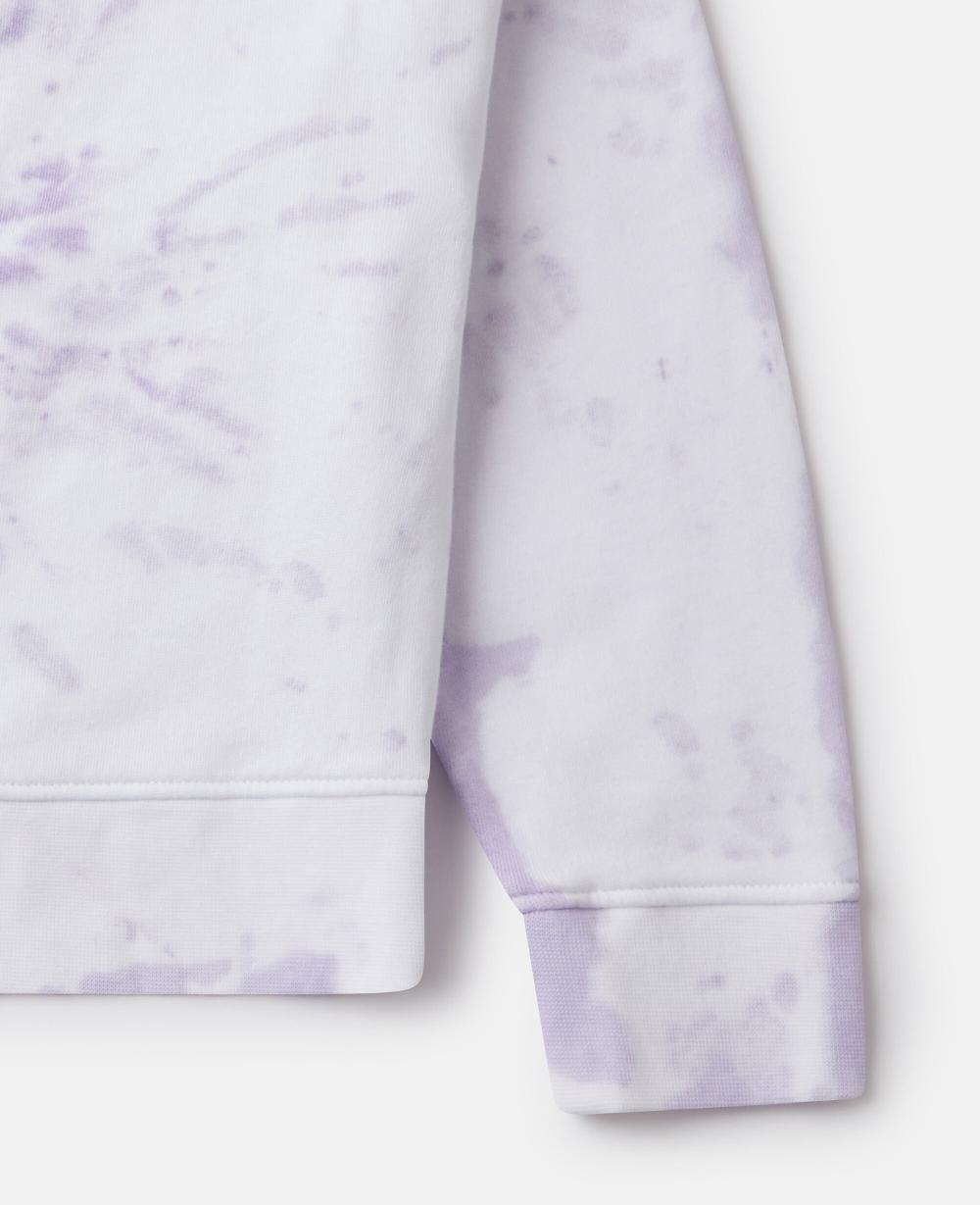 Stella Earth Friends Graphic Tie-Dye Crewneck Sweatshirt