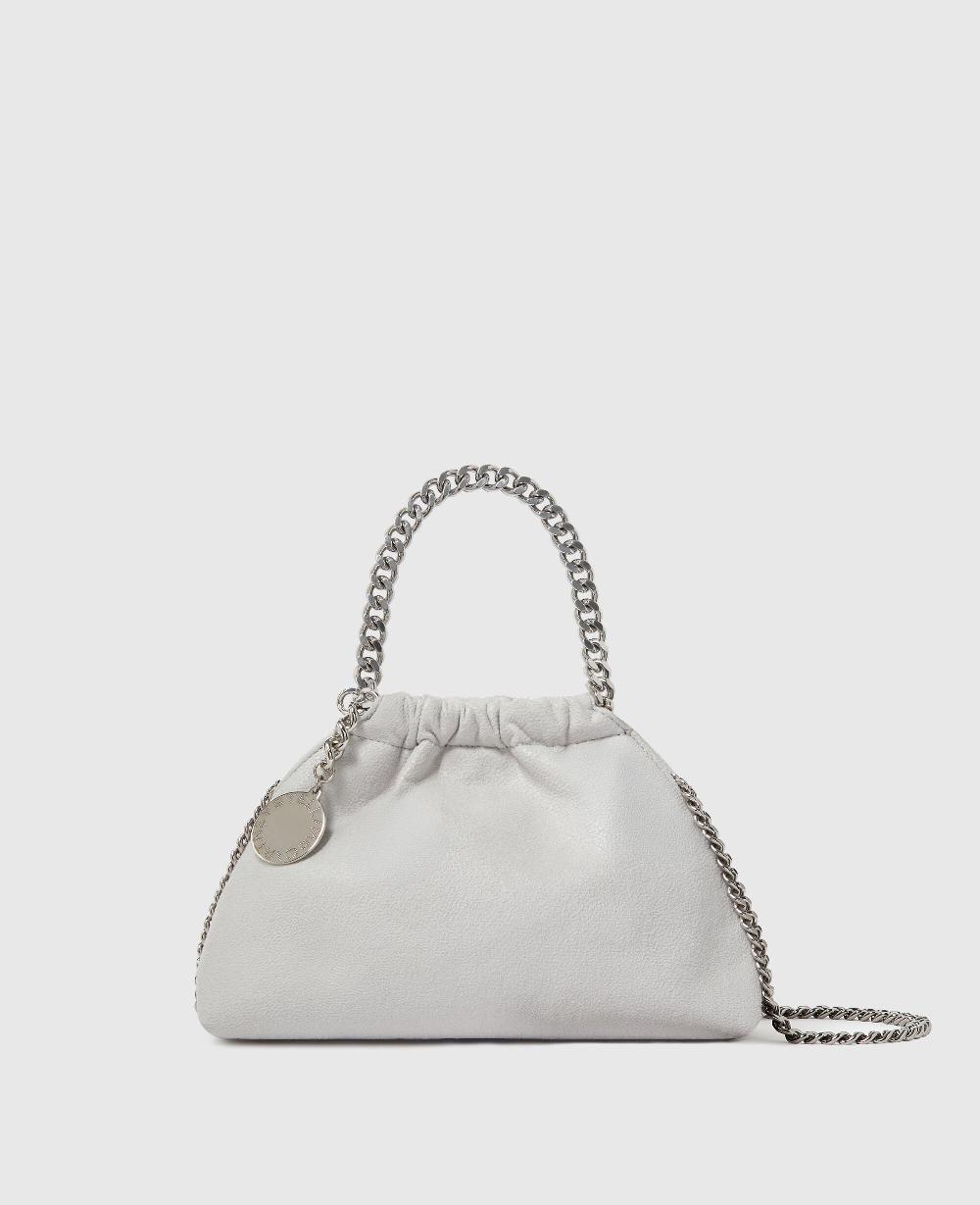 stella Falabella Mini Drawstring Bag with Airlite Chain