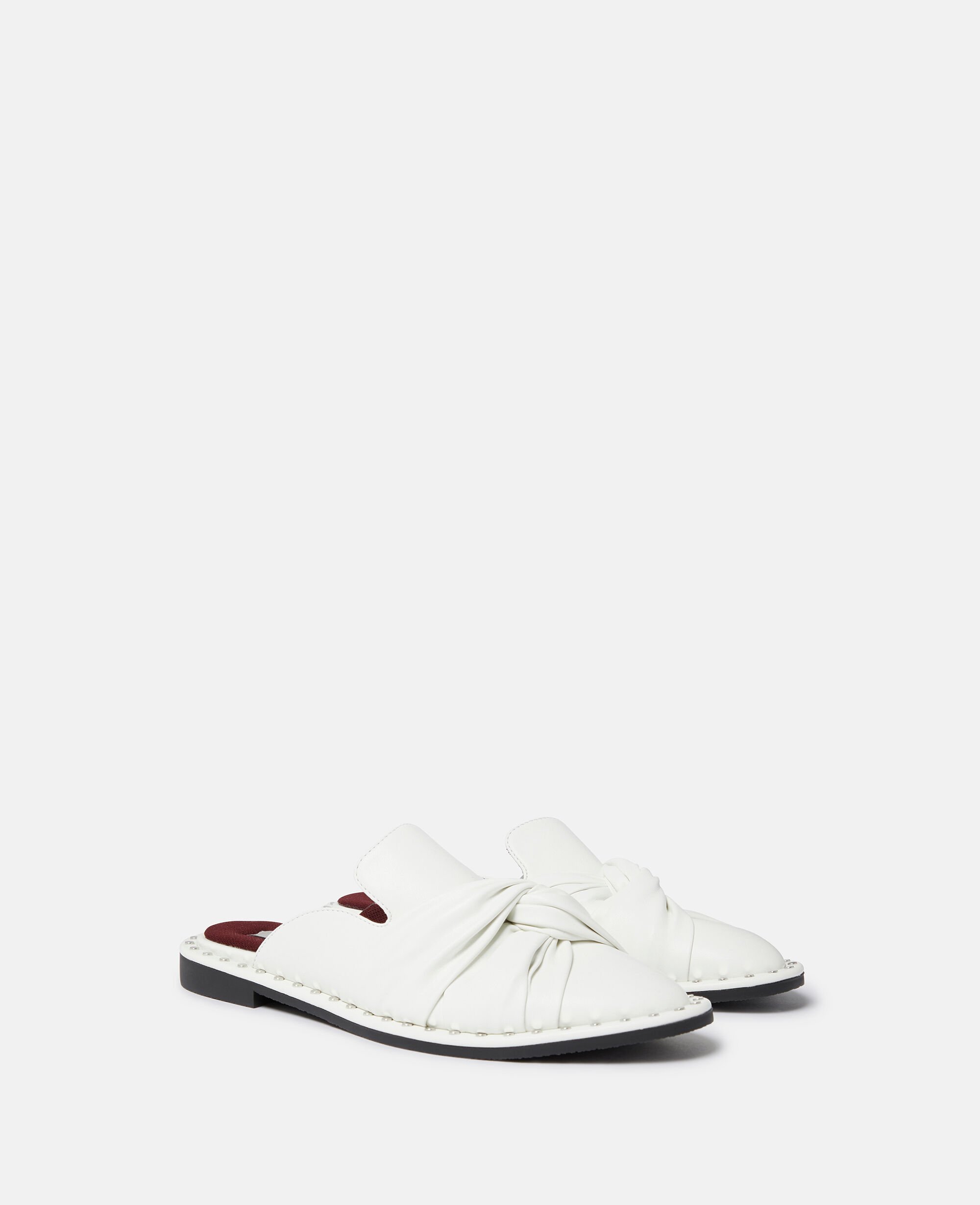 Stella Falabella Twisted Alter-Mat Open-Back Loafers