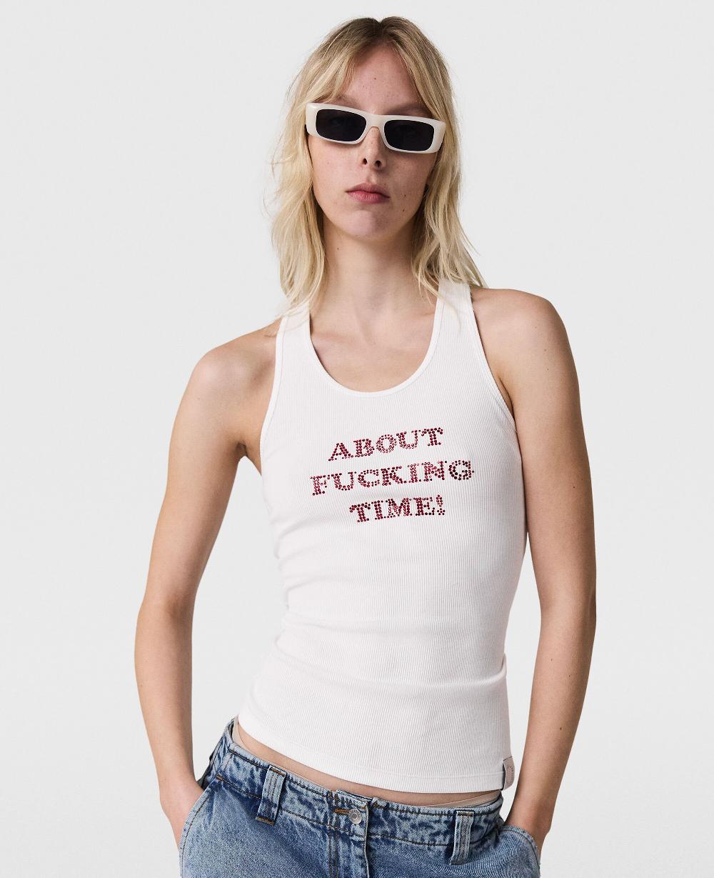 Stella About Fucking Time Tank Top