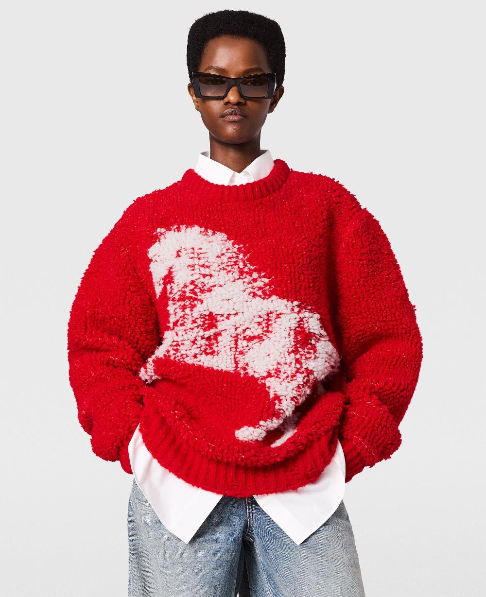 Stella Airbrushed Horse Graphic Crewneck Jumper