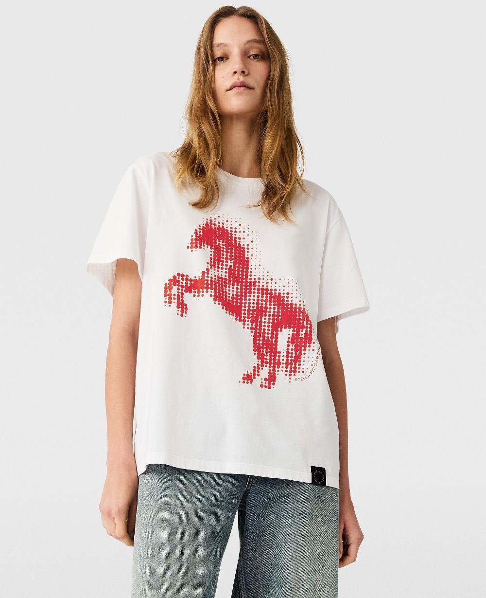 Stella Airbrushed Horse Graphic T-Shirt