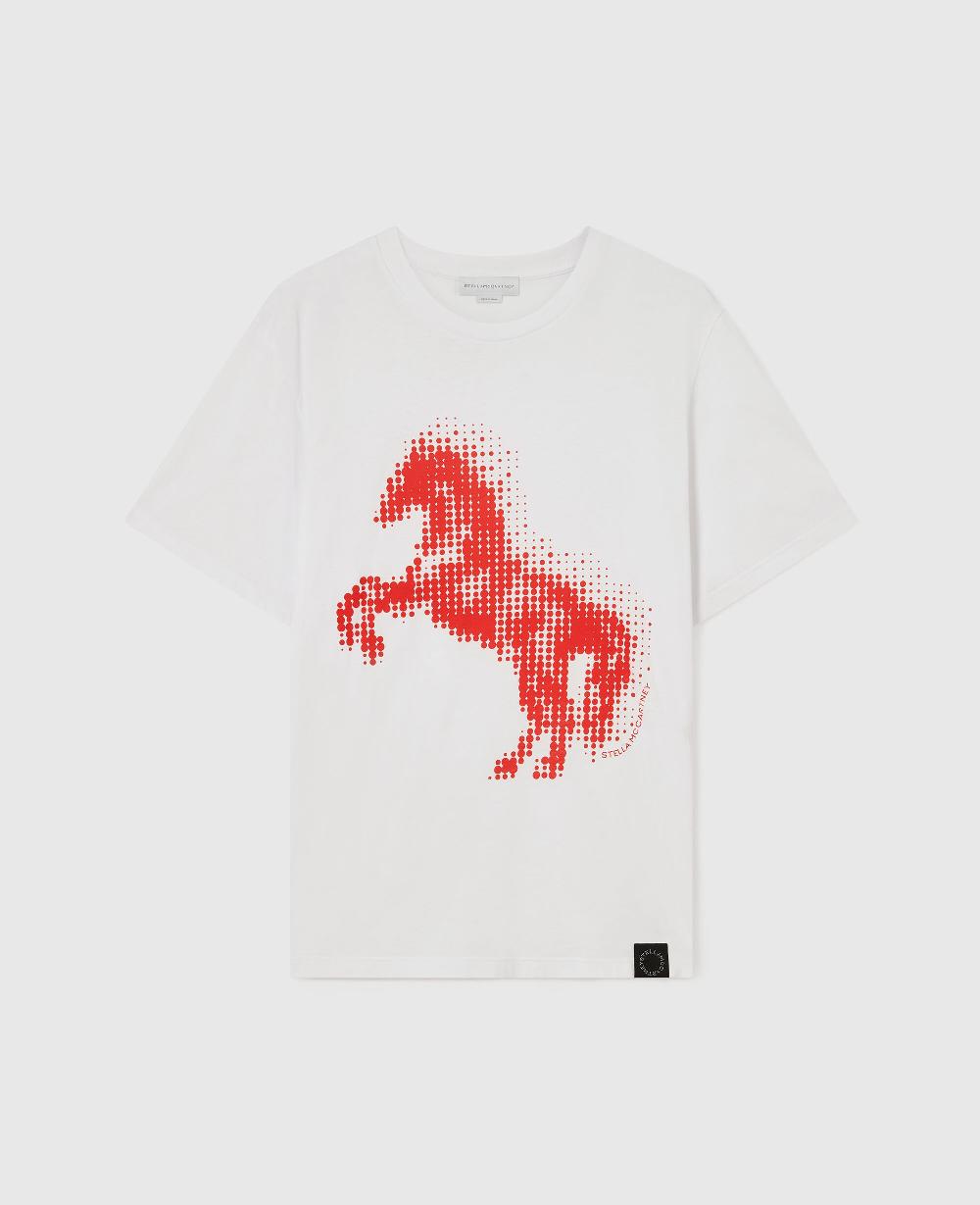 stella Airbrushed Horse Graphic T-Shirt