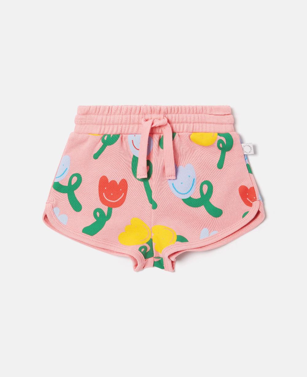 stella All-Over Floral Jersey Shorts