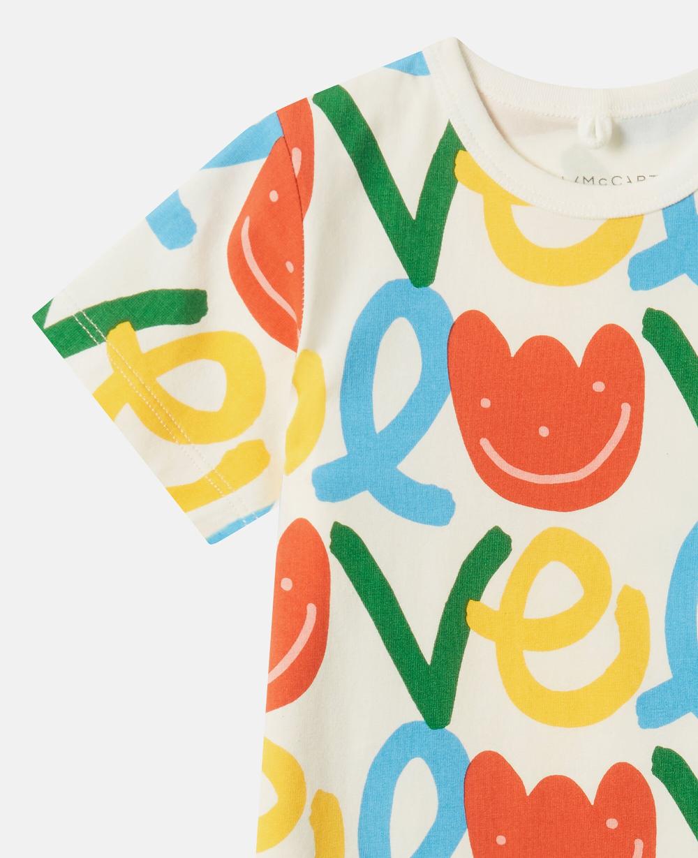 Stella All-Over Love Print Romper