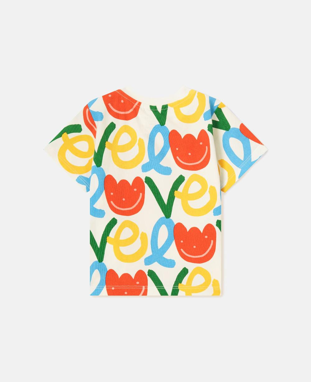 Stella All-Over Love Print T-Shirt