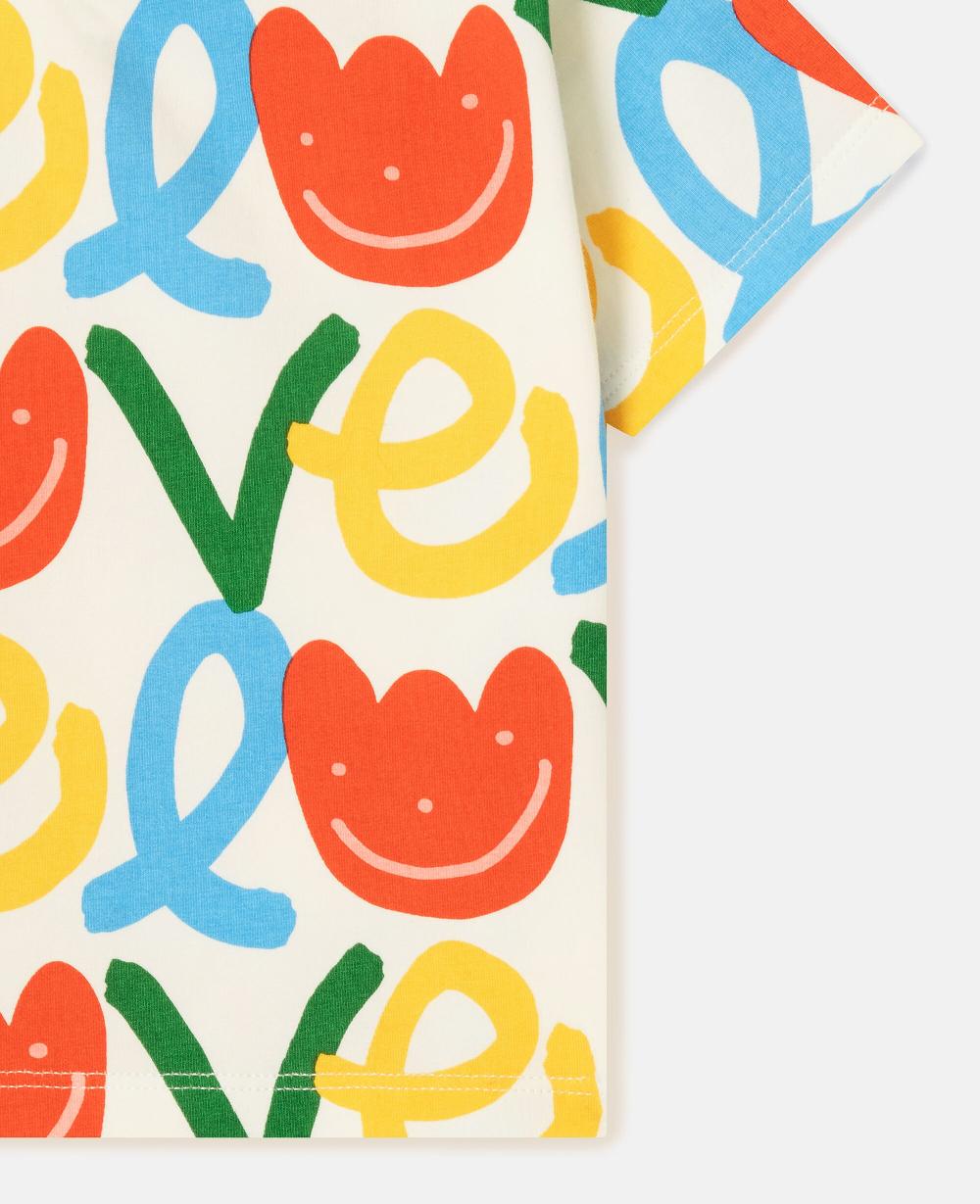 Stella All-Over Love Print T-Shirt