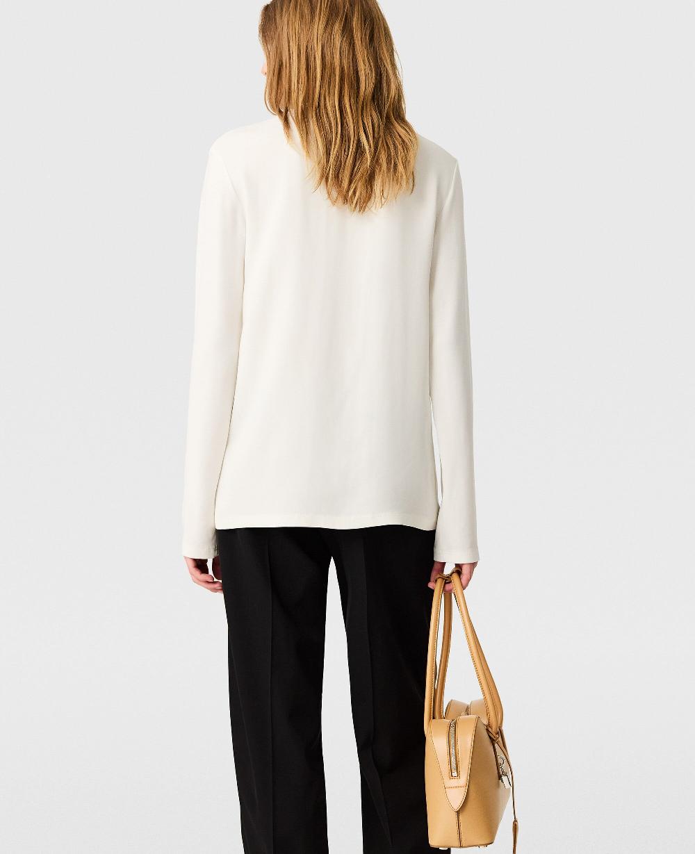 Stella Arlesa Double Split Hem Zip Blouse