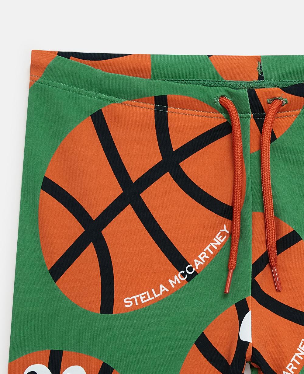 Stella Basketball Print Swim Shorts