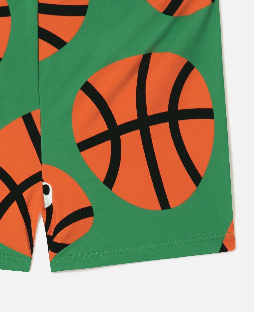 Stella Basketball Print Swim Shorts