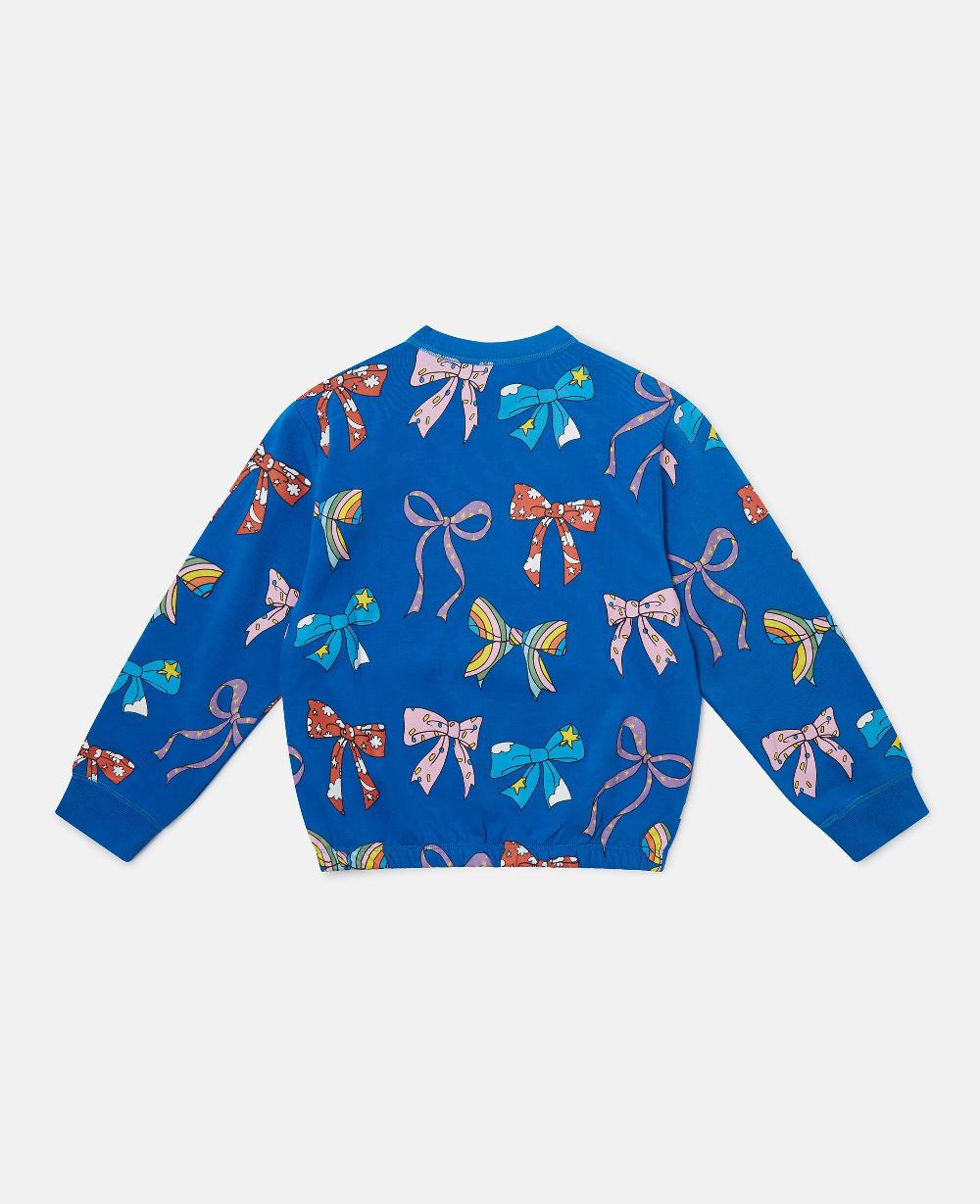 Stella Bow Print Crewneck Sweatshirt