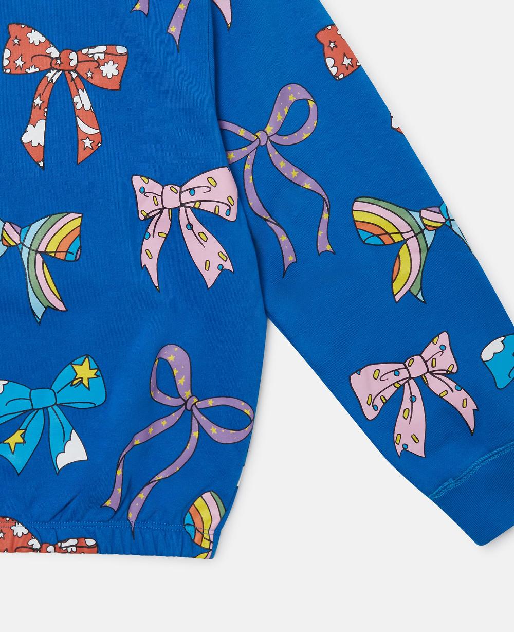 Stella Bow Print Crewneck Sweatshirt