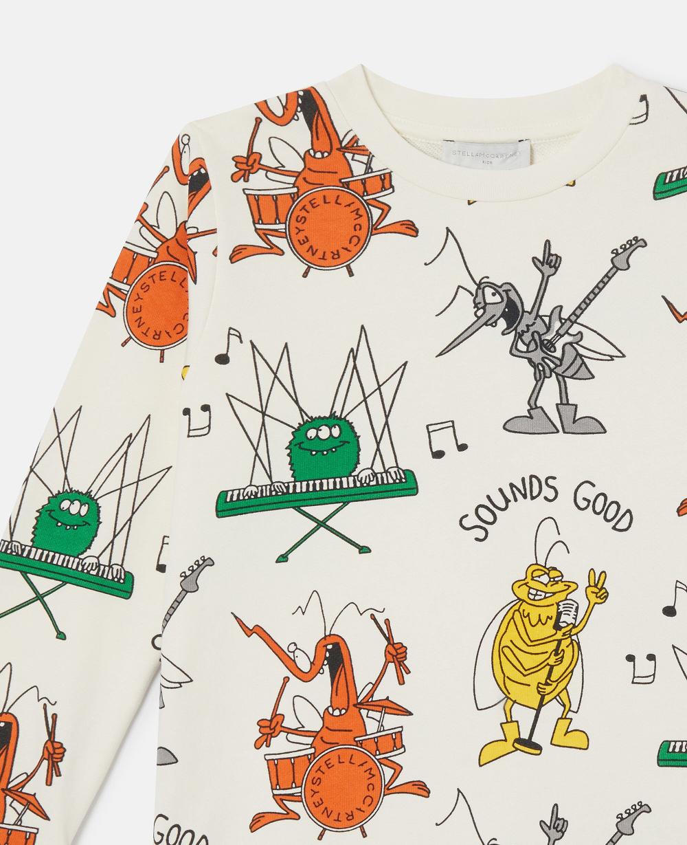 Stella Bug Band Print Sweatshirt