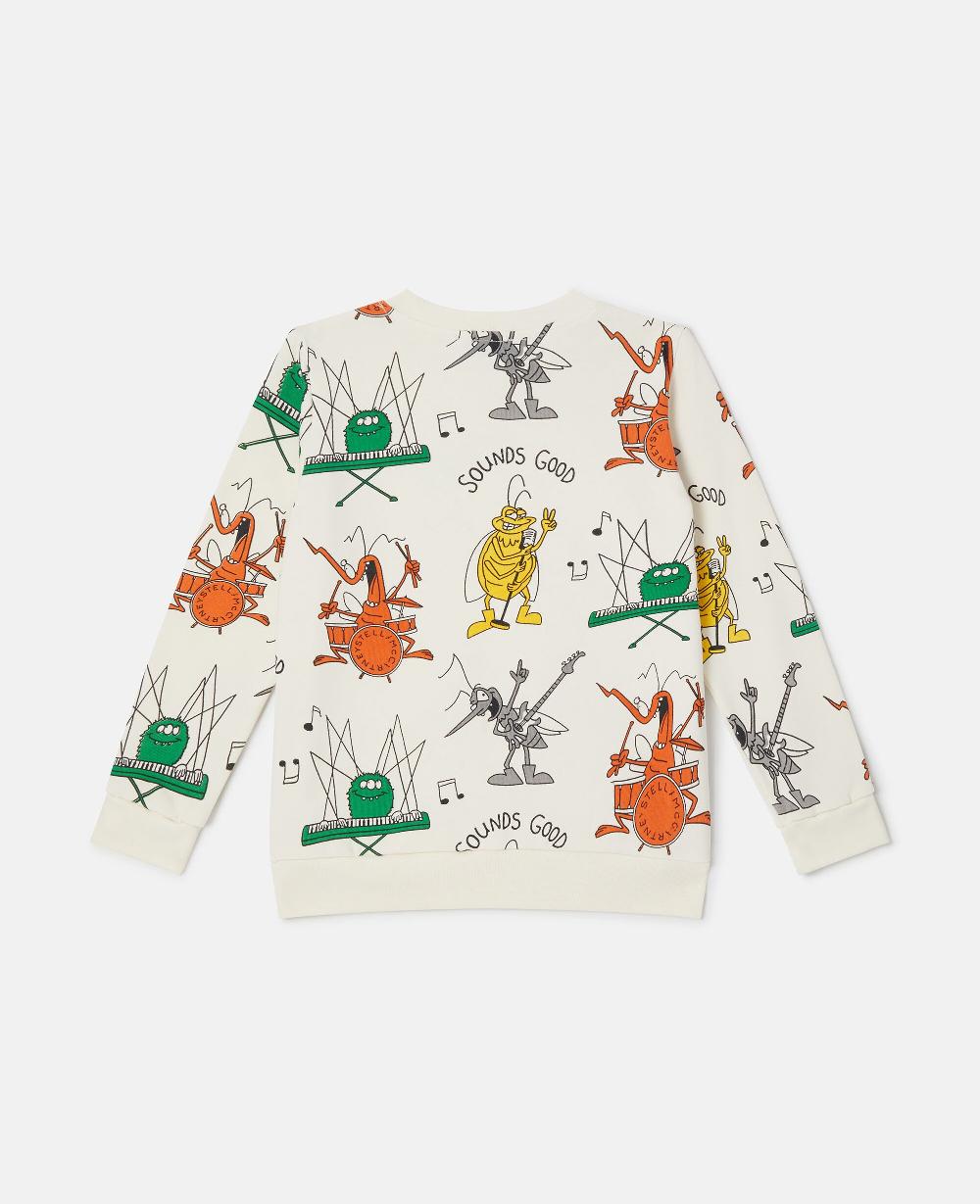 Stella Bug Band Print Sweatshirt