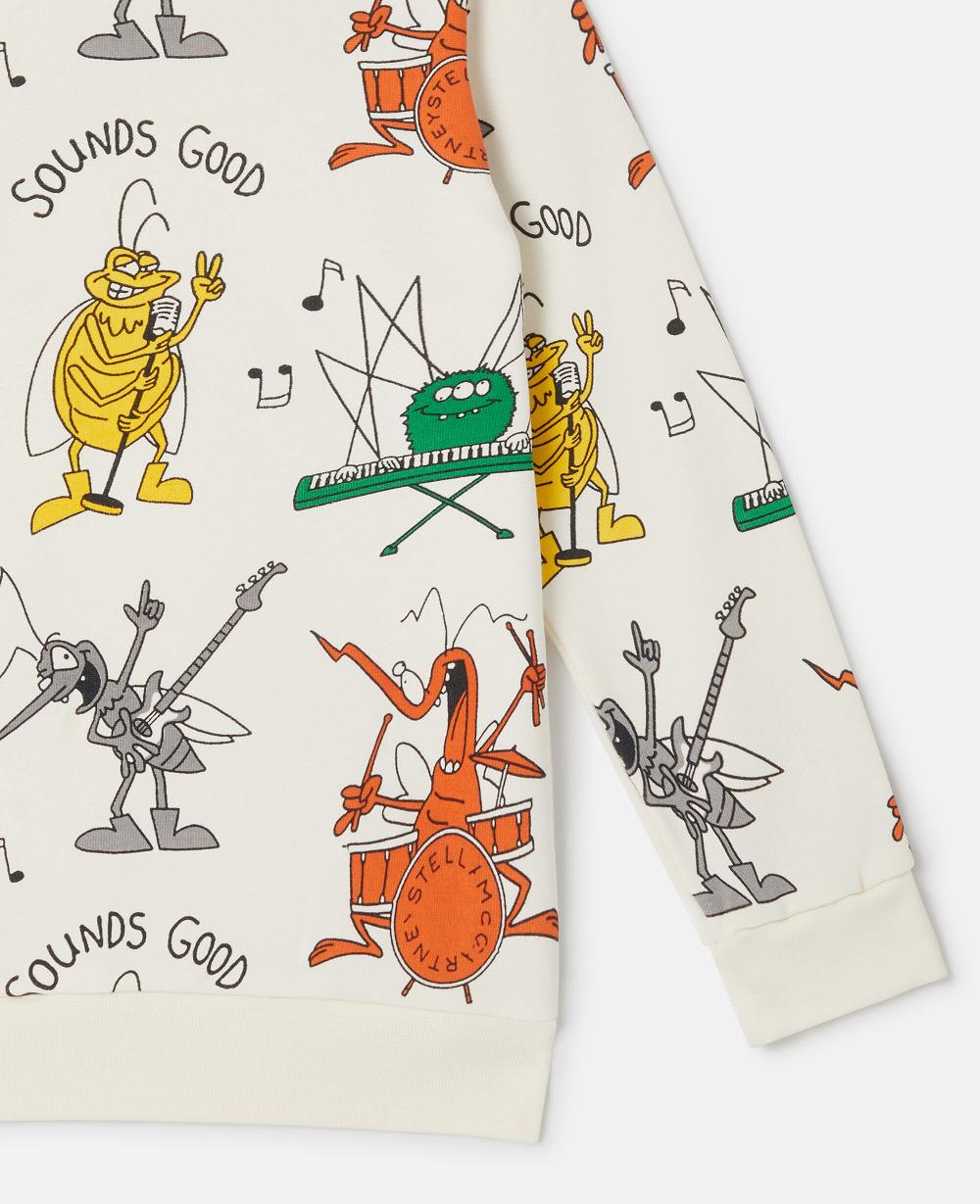 Stella Bug Band Print Sweatshirt