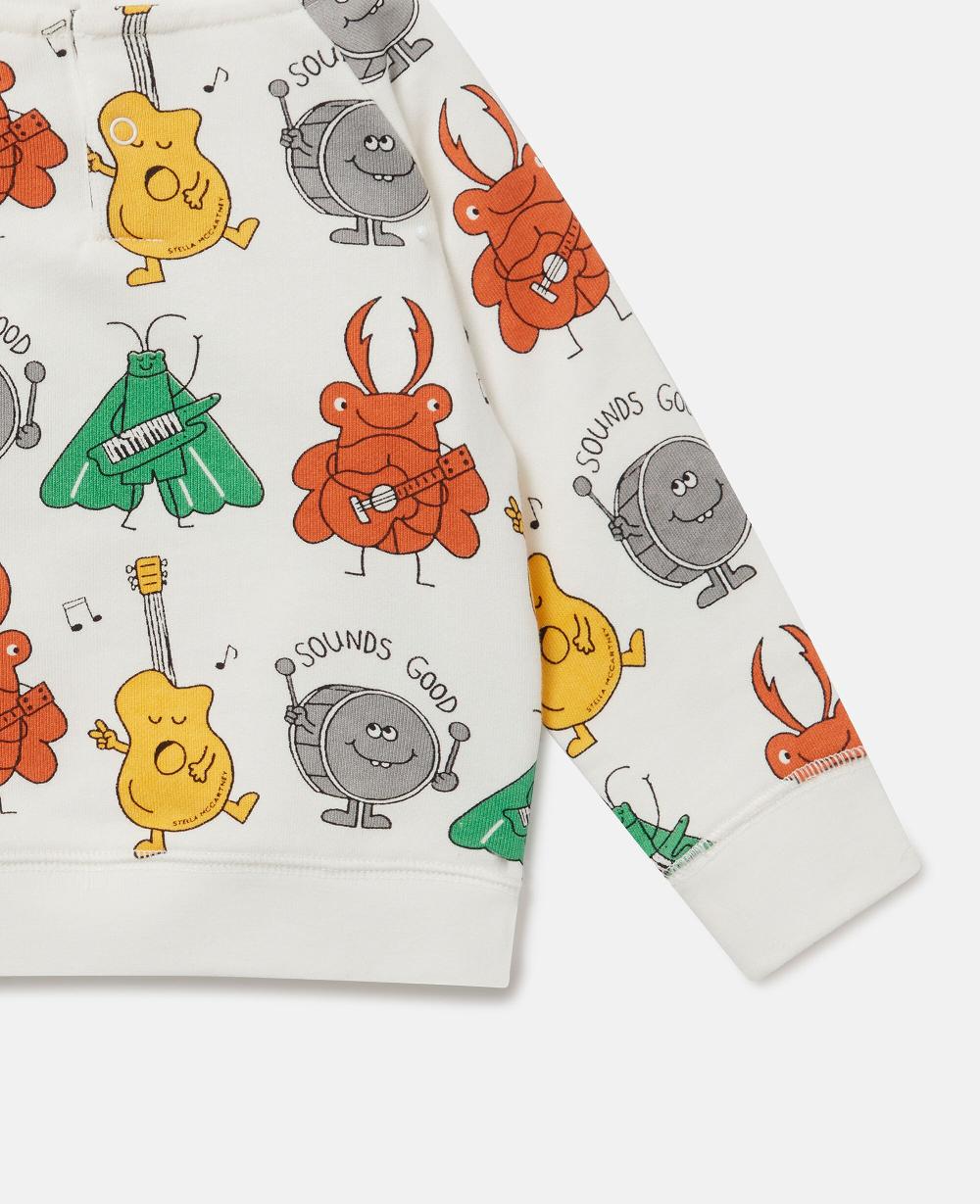 Stella Bug Band Print Sweatshirt