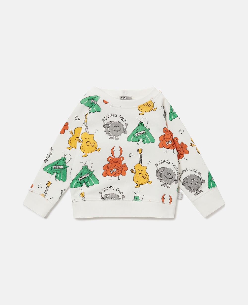 stella Bug Band Print Sweatshirt