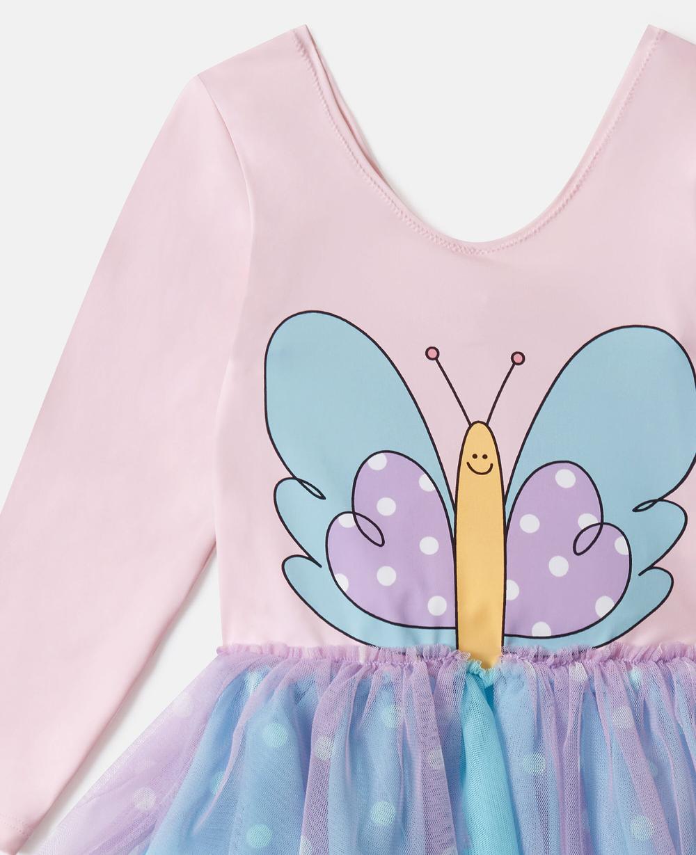 Stella Butterfly Graphic Tulle Skirt Dress