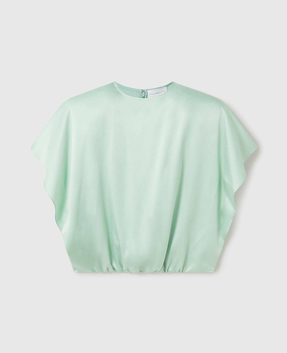 stella Cap-Sleeve Shoulder Pad Top