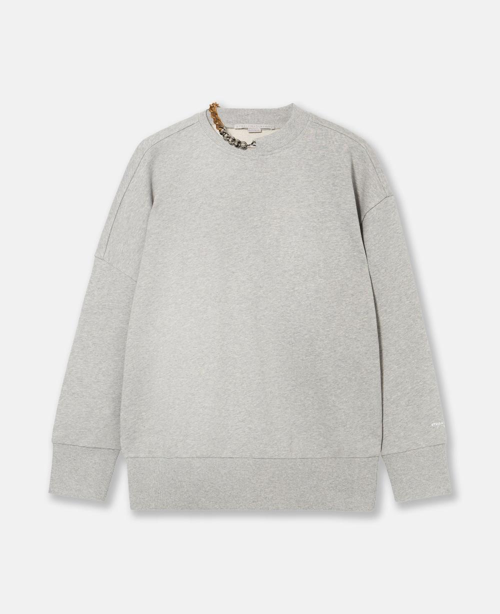 stella Chain-Embellished Sweatshirt